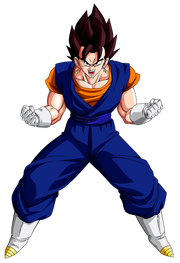 dragon ball series - Was Vegito SSJ1 or SSJ2 when fighting Buu