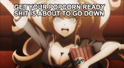 Popcorn meme featuring junko enoshima by sonic171000-db8e67a