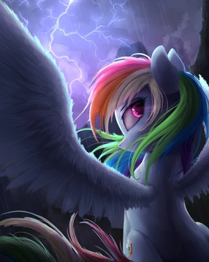 Rainbow Dash fanart (1)
