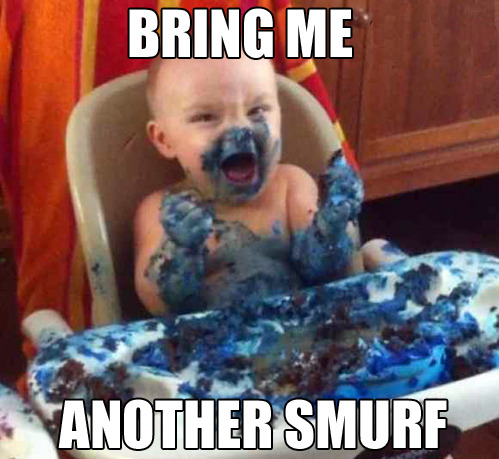 Baby smurfing