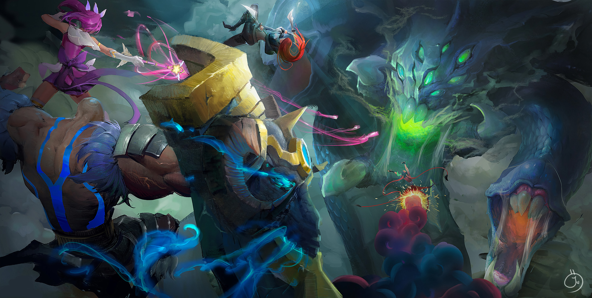 image star guardian lux braum katarina jinx vs baron nashor by