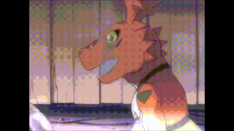 Guilmon looks you Guilmon looks you