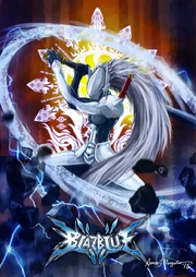 Hakumen blazblue by grapiqkad-d9mekz0