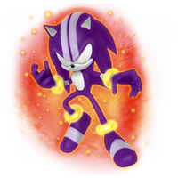 Sonic Games Darkspine Sonic (Render)