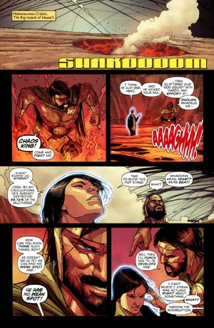 Stating that Chaos King Mikaboshi destroyed 98.6% of the Multiverse . Stating that Chaos King Mikaboshi destroyed 98.6% of the Multiverse .