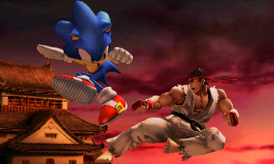 Sonic vs Ryu