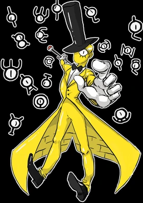Bill cipher the unown master pokemon falls by dwie lewe rece-d9sptb5