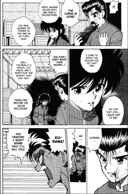 photo Yusuke Spirit Gun Manga Panel yu yu hakusho potential revisions vs