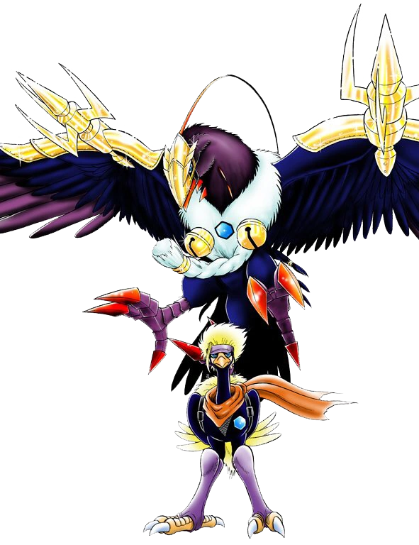 Peckmon and Yatagaramon Next Render