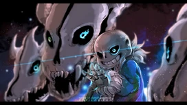 Undertale sans speedpaint by maricaripan-d9kfai2
