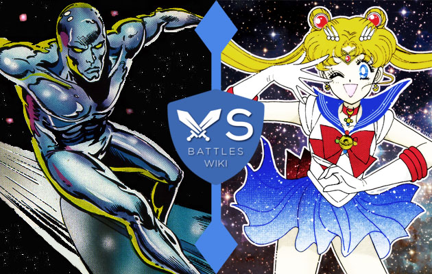 Silver Surfer vs Sailor Moon Silver Surfer vs Sailor Moon
