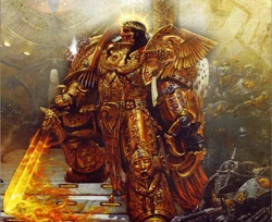 Emperor confronts Horus Emperor confronts Horus