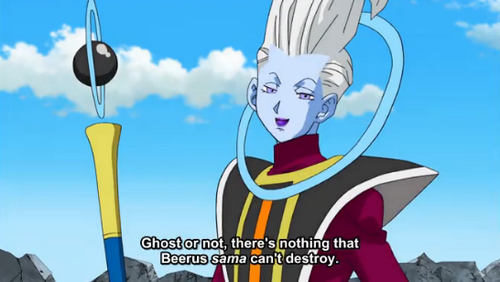 Beerus destroys a ghost 1