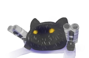 Shotgun wielding botamon