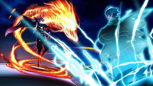 Tesla vs Swordsman Tesla vs Swordsman