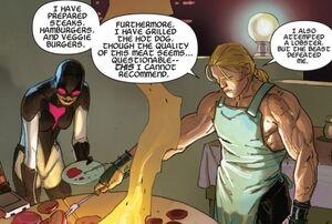 Thor tries to cook