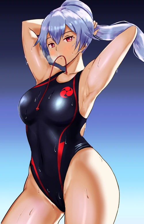 Black Red One Piece Tomoe