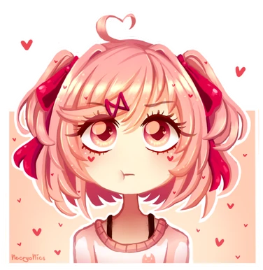 Ddlc adorable little natsuki by necryonics-dbz09y5