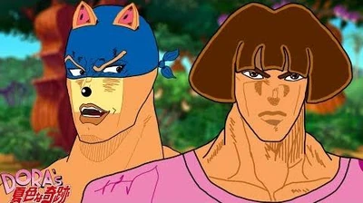 Dora vs SWIPER, final battle - Dora's Bizarre Adventure Stardust Explorers-1