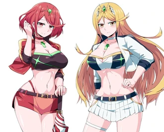 Hikari and homura xenoblade series and etc drawn by suzusiigasuki sample-6eb749ede2677b9a41f7e0224406d312