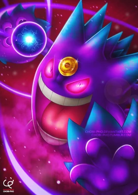 Let s put a smile on that face mega gengar by chobi pho-d9ftb4g original