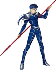 Fate Grand Order Lancer Render