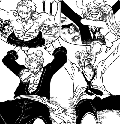 one piece zoro and sanji time skip