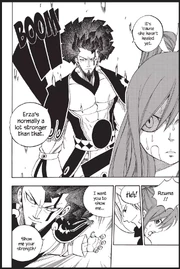 Erza weakened Erza weakened