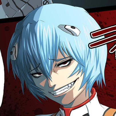 Smug Rei Ayanami lol