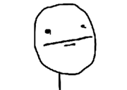 Straight face meme
