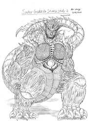 Super godzilla sketch study 2 by rendragonclaw-1-