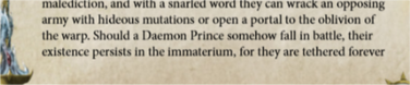 Daemon Princes connected to Tzeentch