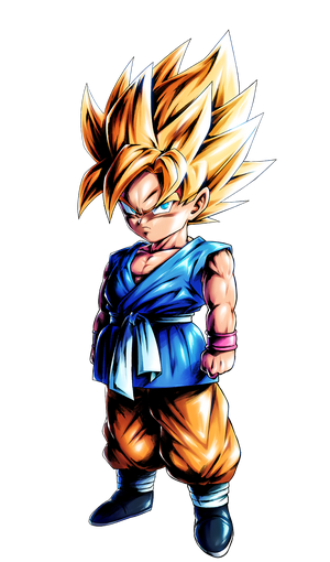 Kid Goku SSJ by maxiuchiha22