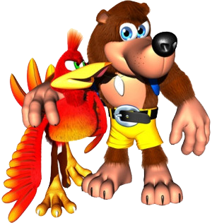 Banjo and Kazooie render