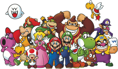 Club Nintendo Characters Render By Skodwarde
