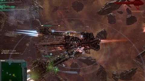 2 Battle Barges smash the Planetkiller, Heroic Difficulty Elite Mode - Battlefleet Gothic Armada