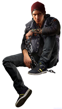 Infamous second son delsin rowe render cutout 2 by mizukimarie-d74dhq1