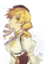 Tomoe mami mahou shoujo madoka magica drawn by velahka 29eca1853c34783c67f939e9a6174d15