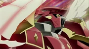 Gallantmon Throws his Spear