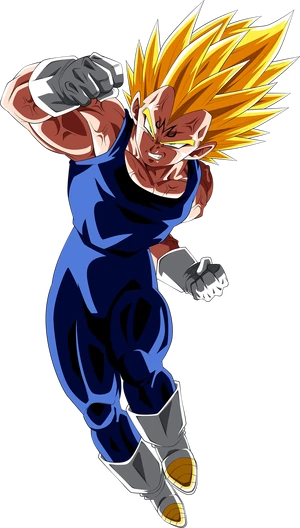 Majin Vegeta by TheTabbyNeko