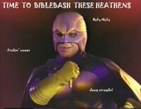 Bibleman bashes these heavens