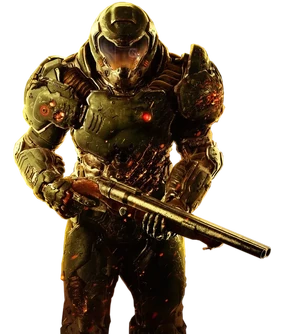 Doomguy render Doomguy render