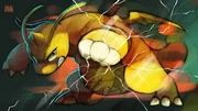 Dragonite hits your window by suikuzu-d5ymeg7