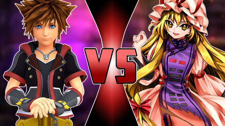 Sora vs Yukari Yakumo - Kingdom Hearts vs Touhou Project -