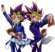 Yugi and atem render by alanmac95-dblmpf8 Yugi and atem render by alanmac95-dblmpf8