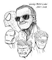 Cyclops hulk iron man spider man and stan lee spider man series and etc drawn by parallax05 564f48a85f057d9a851a61d115a03820