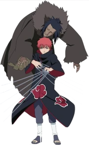Sasori with the Third Kazekage Puppet1