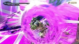 Bayonetta 2 - Infinite Jump cool graphical glitch