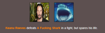 Keanu Defeats a Shark