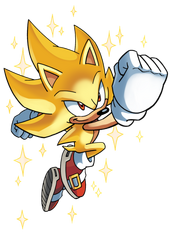 Sonic Archie Super Sonic (Render2)